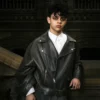 Wednesday S02 Isaac Ordonez Leather Jacket