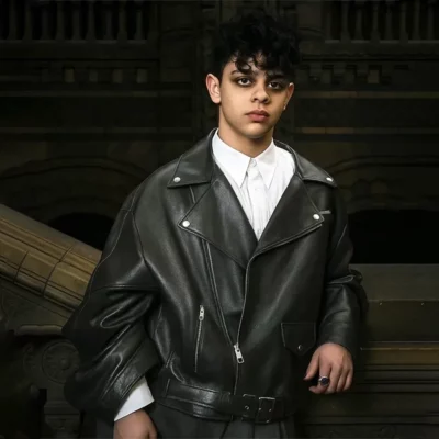 Wednesday S02 Isaac Ordonez Leather Jacket