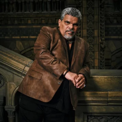 Wednesday S02 Luis GuzmÃ¡n Brown Leather Blazer