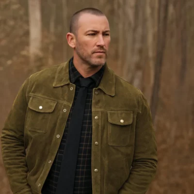 Will Trent S03 Jake McLaughlin Suede Jacket