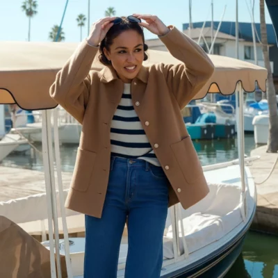 With Love Meghan S02 Brown Jacket