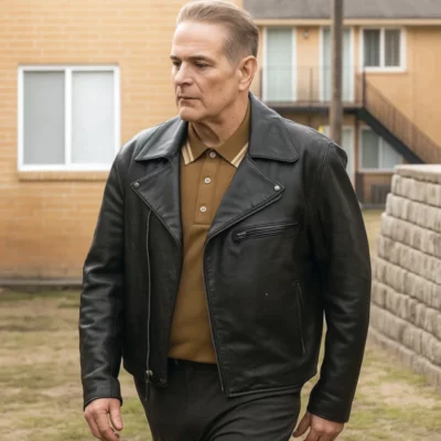 Yul Vazquez Will Trent S03 Leather Jacket