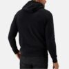 Mens Essential Black Fleece HoodieÂ 