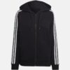 Black Hoodie Track Jacket Womens