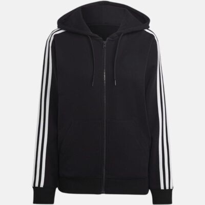 Black Hoodie Track Jacket Womens