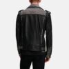 Black Leather Biker Studded Leather Jacket