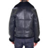Men's B3 Black Shearling  Leather Jacket