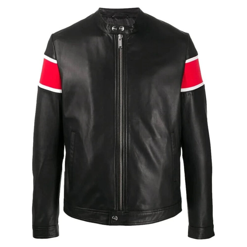 Black Racer Motorcycle Speedster Jacket Mens
