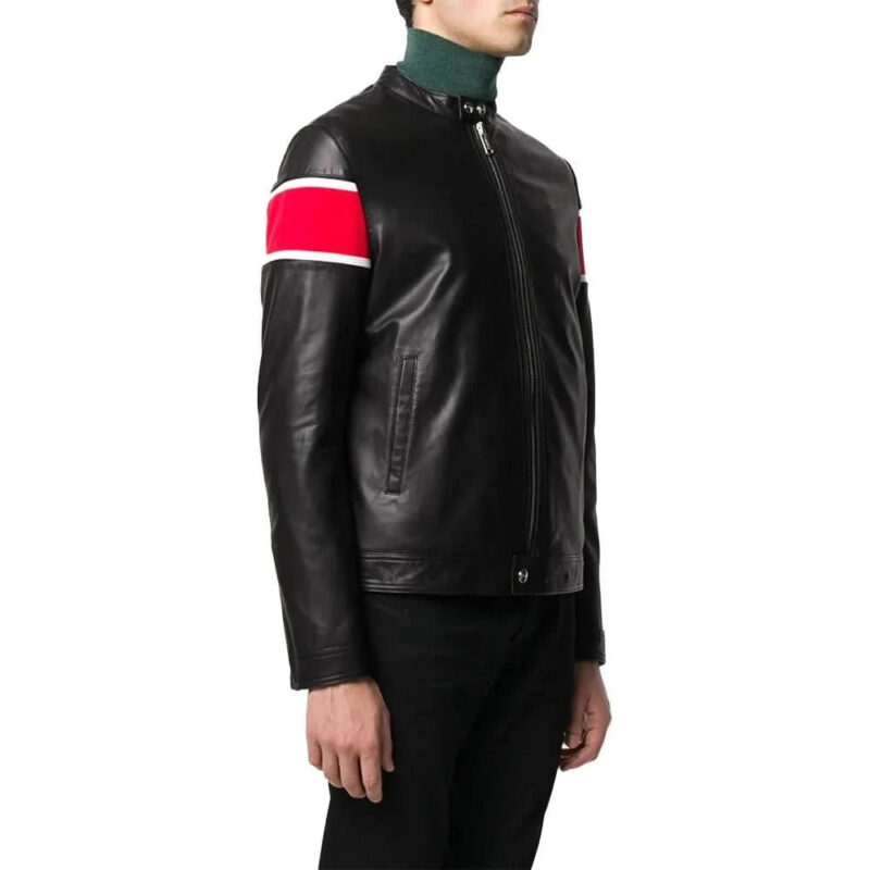 Black Racer Motorcycle Speedster Jacket Mens