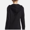 Hoodie Black Track Jacket With White Stripes For WomensÂ 