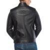 Real Lambskin Black Leather Jackets for Men