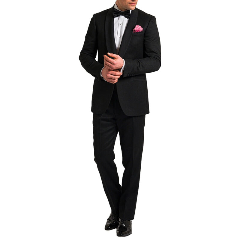 Three Piece Black Suit