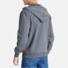 Fleece Zip Up Mens Grey Hoodie JacketÂ 