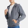 Mens Grey Hoodie JacketÂ 