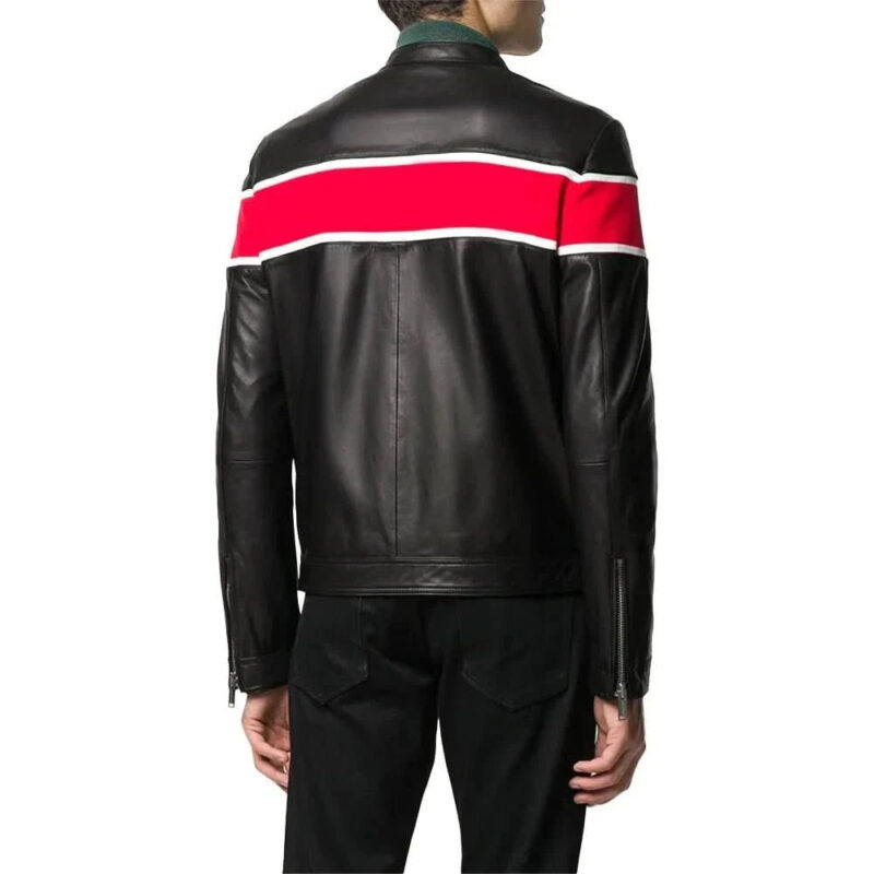 Black Racer Motorcycle Speedster Jacket Mens