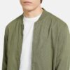 Mens Pale Green Bomber Jacket