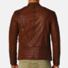 Menâ€™s Antique Urban Brown Motorcycle Jacket