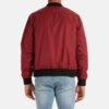 Red MA-1 Designer Bomber Mens Jacket
