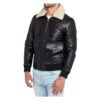 mens-black-bomber-leather-jacket