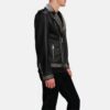 Men's Black Leather Biker Studded Leather Jacket