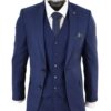 Mens Blue 3 Piece Suit