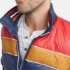 Blue Puffer Parachute Jacket For MensÂ 