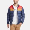 Blue Puffer Parachute Jacket For MensÂ 