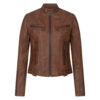 Vintage Leather Jacket Womens