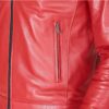 Red Biker Jacket For Mens