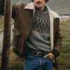B3 RAF Aviator Flying Pilot Menâ€™s Brown Jacket
