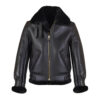 Menâ€™s Sheepskin B-3 Leather Bomber Jacket