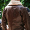 Rocky IV Sylvester Bomber Shearling Leather Jacket