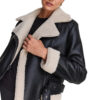 B3 Bomber Leather Aviator Jacket Women's
