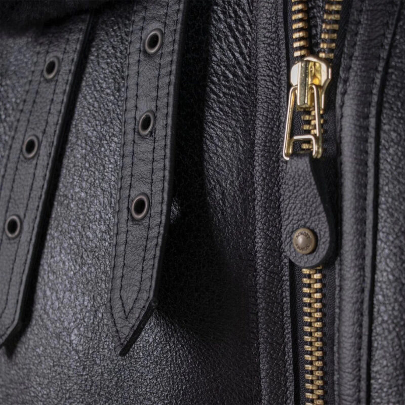 Men's B3 Black Leather Jacket - Sherpa Winter Jacket