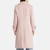 Pink Wool Long CoatÂ For WomensÂ 