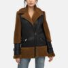 womens-brown-shearling-asymmetrical-zipper-leather-bomber-jacket
