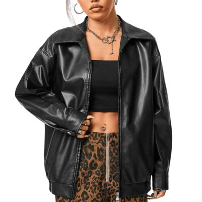 womens-oversized-black-leather-bomber-jacket