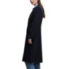 Womenâ€™s Navy Blue Long Wool Coat