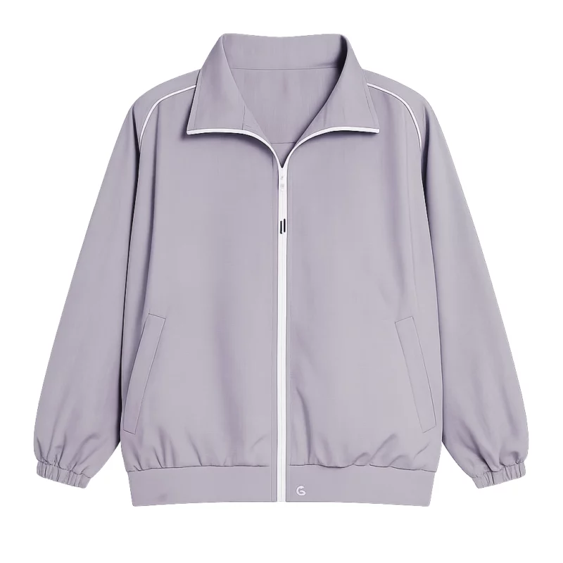 Adele Exarchopoulos Paris Fashion Week 2025 Grey Jacket