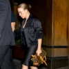 Bad Bunny SNL After Party Scarlett Johansson Jacket