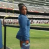 Biles Game Day Denim Jacket