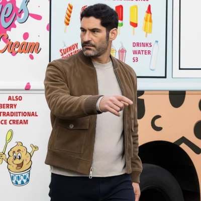 CIA Tom Ellis Suede Jacket