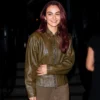 Camila Mendes 2025 Leather Jacket