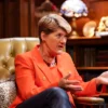 Clare Balding The Celebrity Traitors Blazer