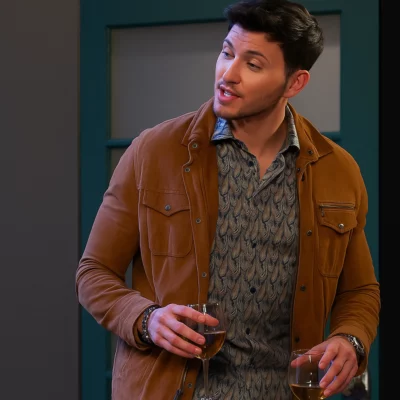 Days of Our Lives Alexander Kiriakis Suede Jacket