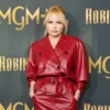 Elena Robin Hood Premiere 2025 Red Leather Jacket