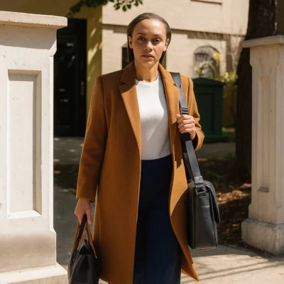 Golden Madison Hudson and Rex S08 Coat