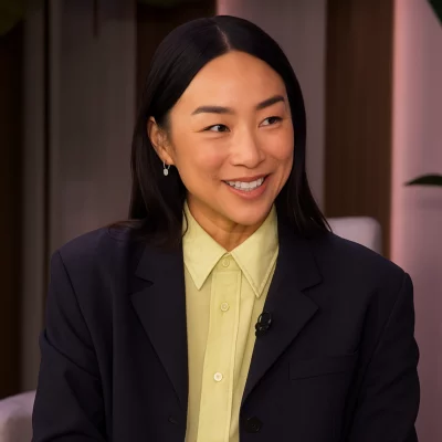 Greta lee Interview Live With Kelly And Mark Blazer