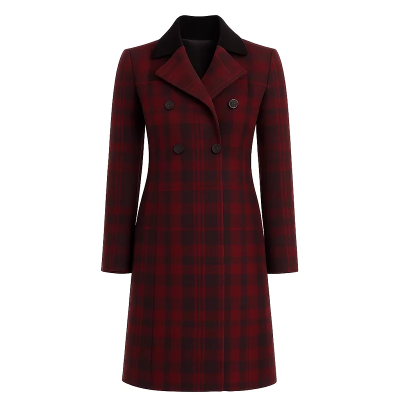 Harmony Mysteries Buried At C Tamera Mowry Plaid Coat