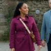 Haunted Harmony Mysteries Buried At C Tamera Mowry Purple Coat